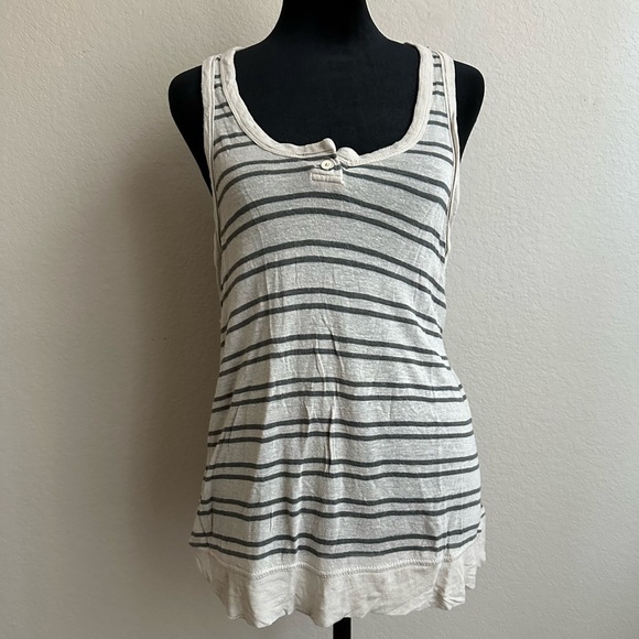 Alexander Wang Shirt Womens Small Tank Top
Stretch Nautical Stripe Sheer - Picture 1 of 5